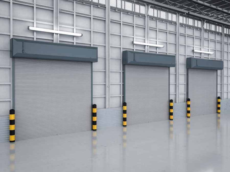 Ворота подъемные промышленные