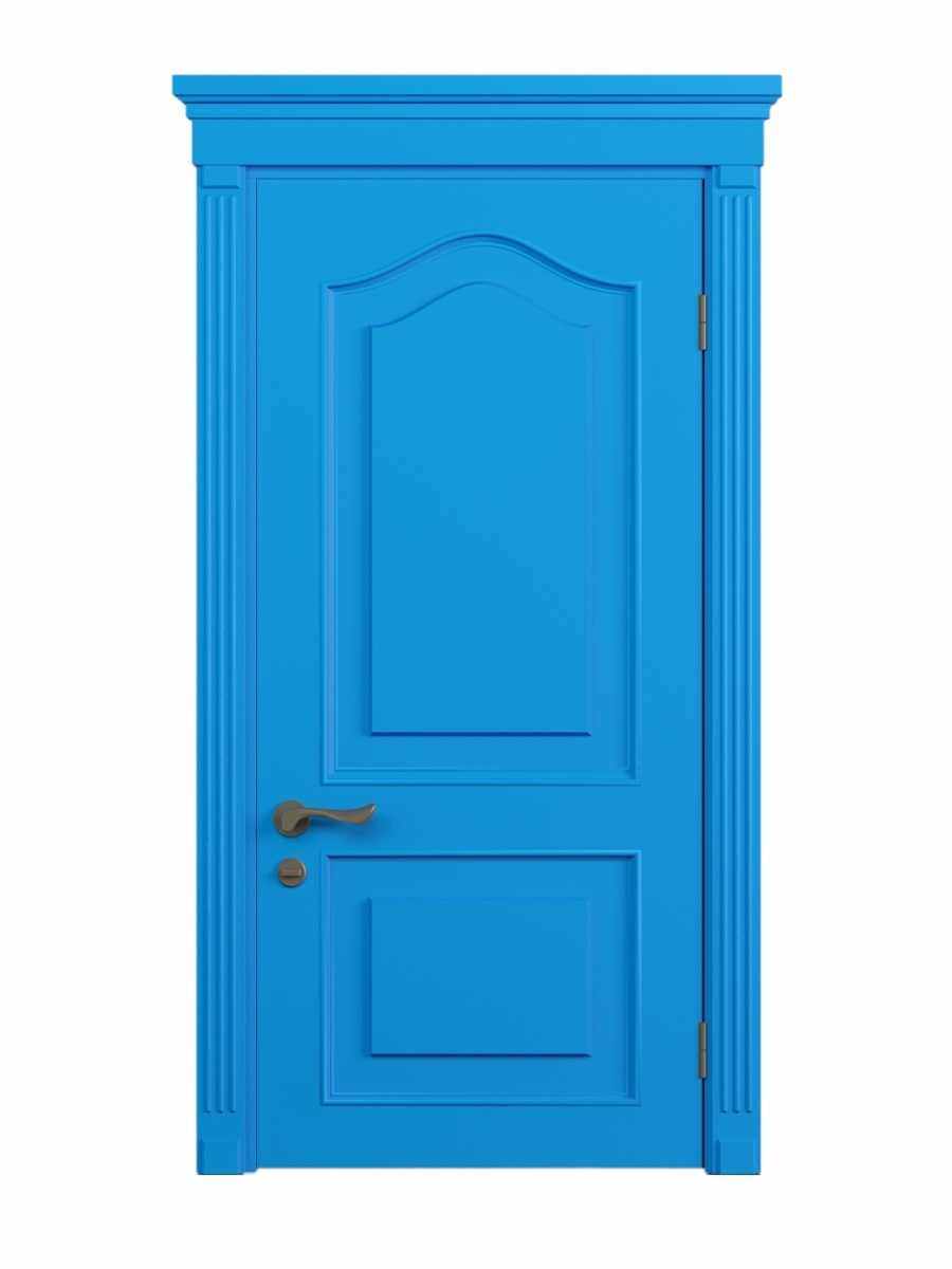Дверь входная «Калистро», синяя